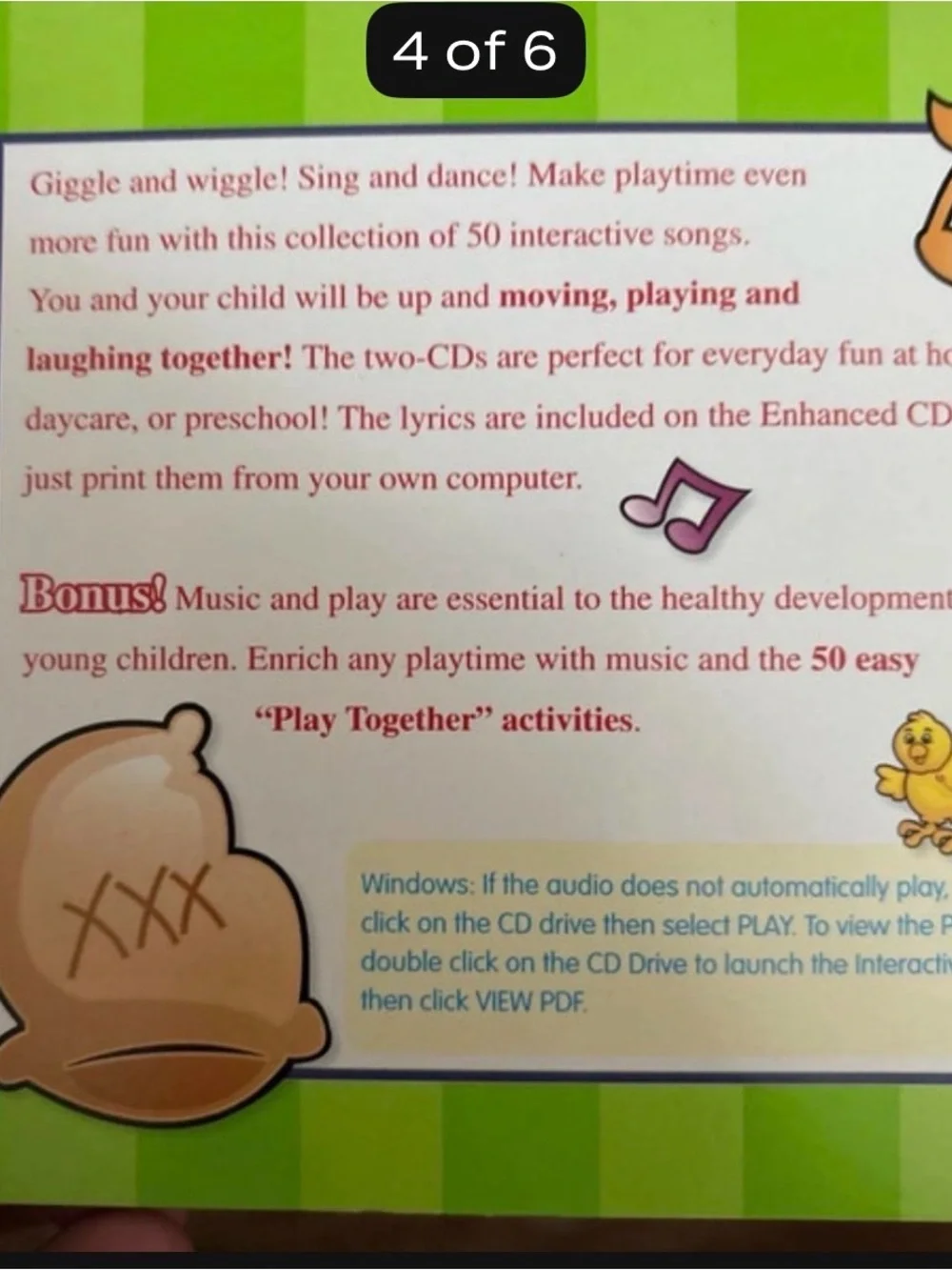 Source Unknown Giggly Wiggly Silly Songs - Green and Red Kids Party Music